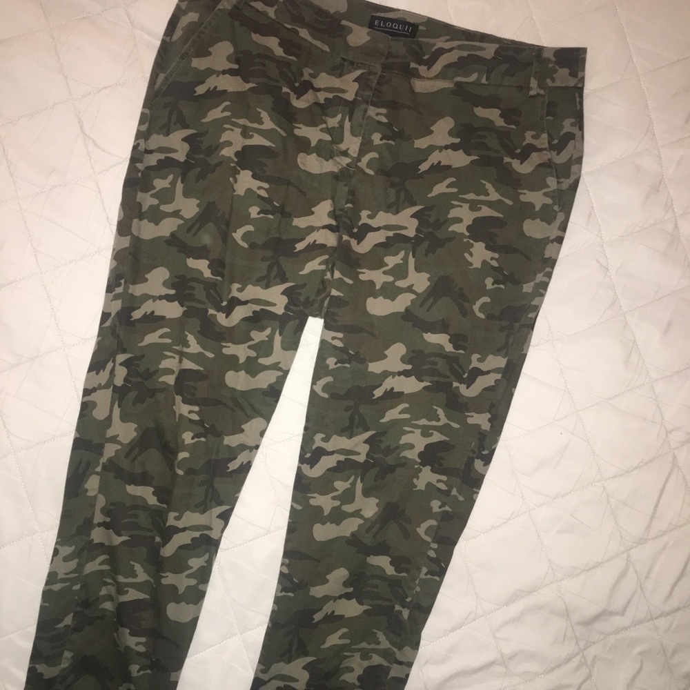 Eloquii Camo Pants Size 16
